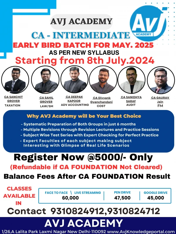 CA Inter - AVJ Academy